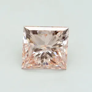 5.01ct PRINCESS Fancy Intense Pink VS1 Coloured Lab diamond