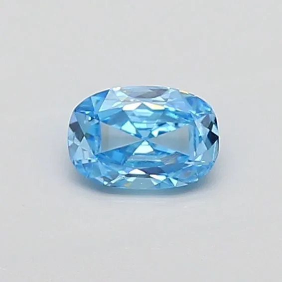 0.56ct OVAL Fancy Intense Blue VS1 Coloured Lab diamond