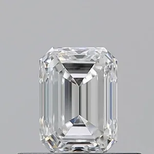 0.5ct EMERALD F IF Natural diamond