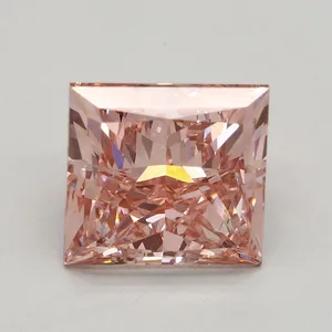 2.84ct PRINCESS Fancy Intense Pink VS2 Coloured Lab diamond