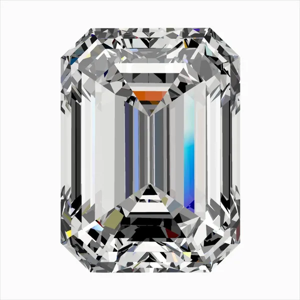 0.5ct EMERALD G VVS2 Natural diamond