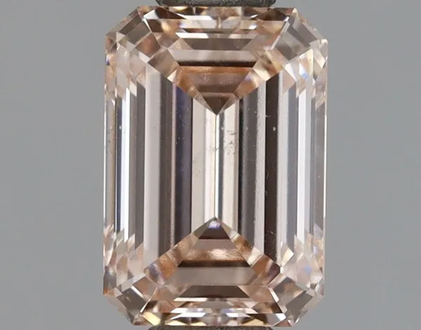 1ct EMERALD Fancy Pink VS2 Coloured Lab diamond