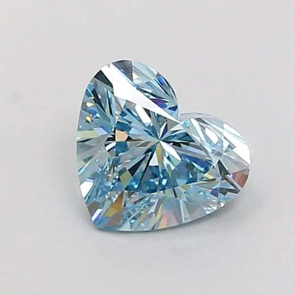 1.88ct HEART Fancy Intense Blue VS1 Coloured Lab diamond