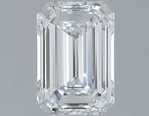 0.42ct EMERALD D VVS1 Natural diamond