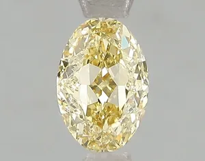 1.02ct OVAL Fancy Intense Yellow VS2 Coloured Lab diamond