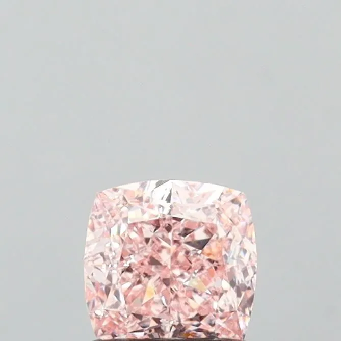 1.02ct CUSHION Fancy Brownish Pink VVS2 Coloured Lab diamond