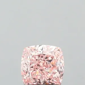 1.02ct CUSHION Fancy Brownish Pink VVS2 Coloured Lab diamond