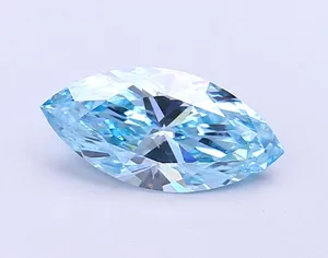 1.18ct MARQUISE Fancy Vivid Blue VS2 Coloured Lab diamond