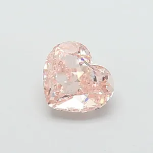1.43ct HEART Fancy Brown Pink VVS2 Coloured Lab diamond