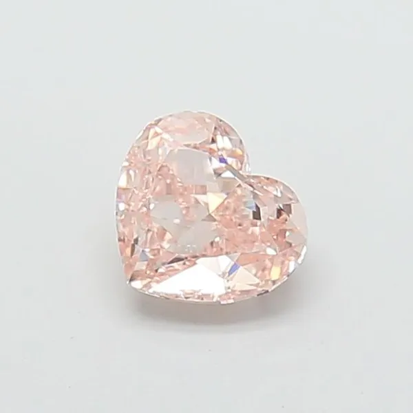 1.43ct HEART Fancy Brown Pink VVS2 Coloured Lab diamond