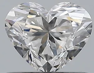 0.51ct HEART F VVS1 Natural diamond