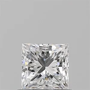 0.63ct PRINCESS D VVS2 Natural diamond