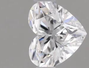 0.57ct HEART E VVS2 Natural diamond