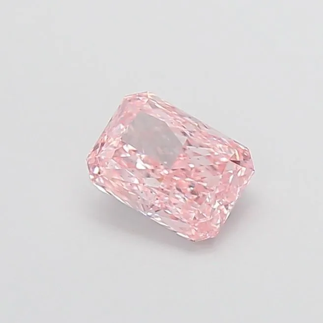 1.02ct RADIANT Fancy Intense Pink VS2 Coloured Lab diamond