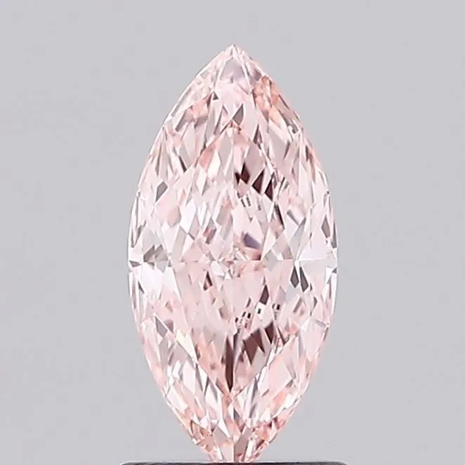 1.09ct MARQUISE Fancy Intense Pink VVS2 Coloured Lab diamond