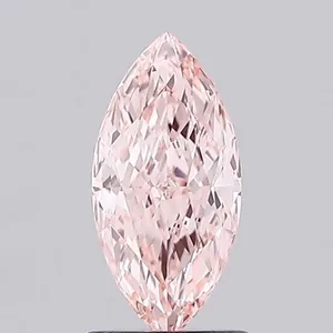 1.09ct MARQUISE Fancy Intense Pink VVS2 Coloured Lab diamond