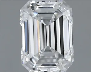 0.3ct EMERALD D VS1 Natural diamond