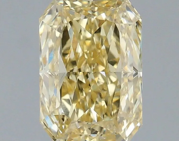 1.08ct RADIANT Fancy Yellow VS1 Coloured Lab diamond