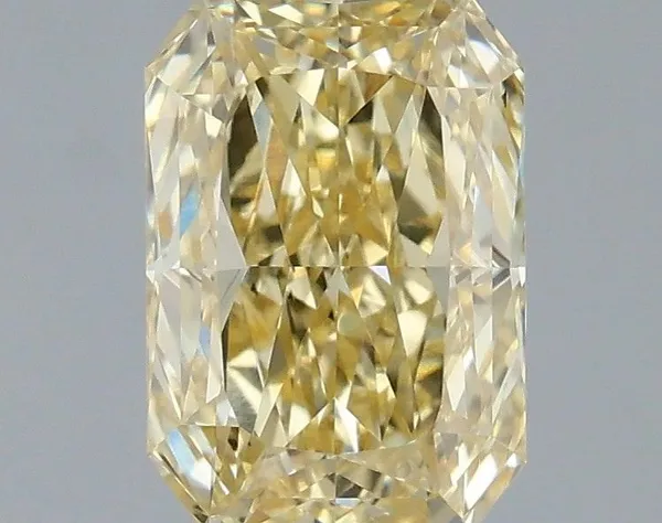 1.08ct RADIANT Fancy Yellow VS1 Coloured Lab diamond