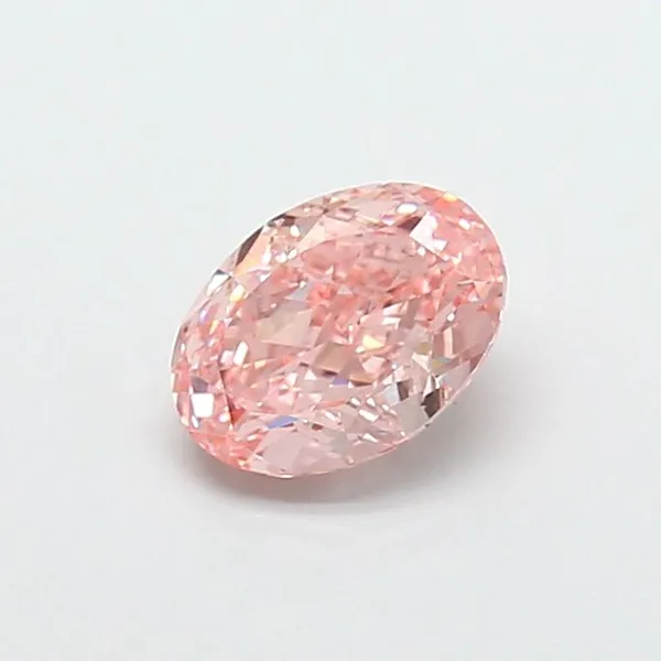 1.16ct OVAL Fancy Vivid Pink VVS2 Coloured Lab diamond
