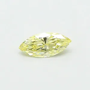 0.32ct MARQUISE Fancy Yellow VVS2 Coloured Lab diamond