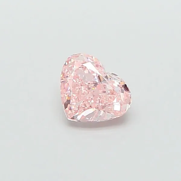 1.04ct HEART Fancy Intense Pink VS1 Coloured Lab diamond