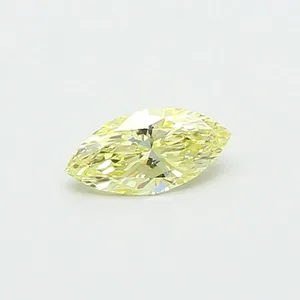 0.31ct MARQUISE Fancy Yellow VS1 Coloured Lab diamond