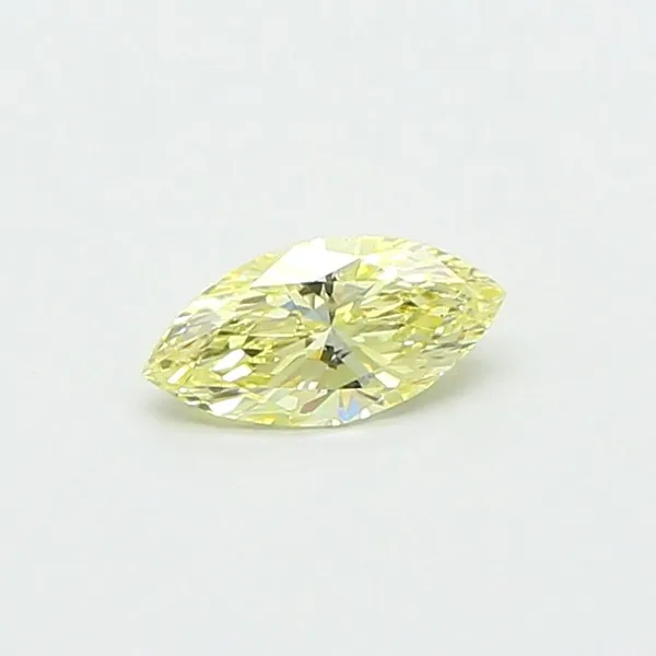 0.31ct MARQUISE Fancy Yellow VS1 Coloured Lab diamond