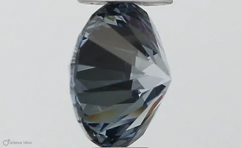 0.40ct ROUND Fancy Vivid Blue VVS1 Coloured Lab diamond