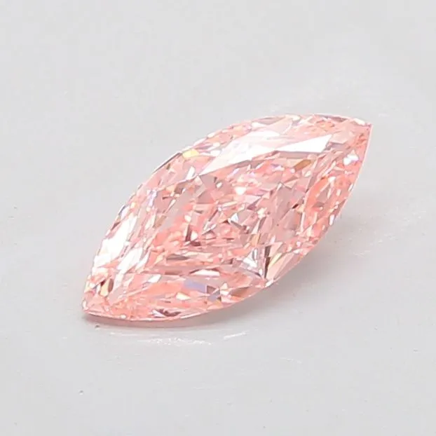 1.13ct MARQUISE Fancy Vivid Pink VVS2 Coloured Lab diamond