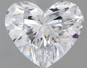 0.97ct HEART D VS1 Lab diamond