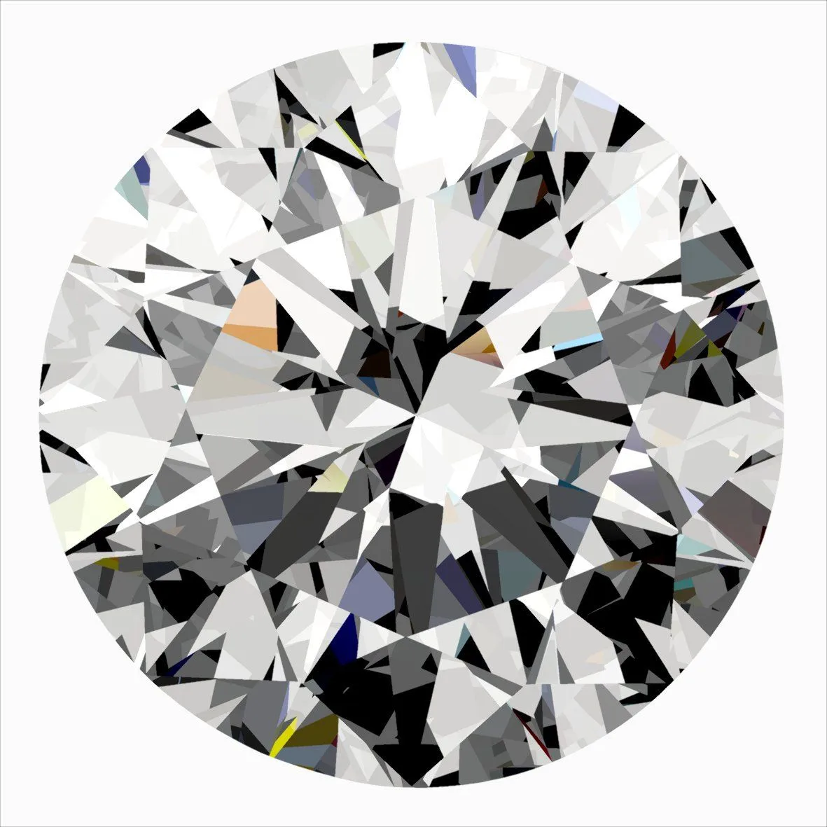 0.30ct ROUND H VS2 Natural diamond
