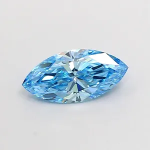 1.01ct MARQUISE Fancy Vivid Blue VS2 Coloured Lab diamond
