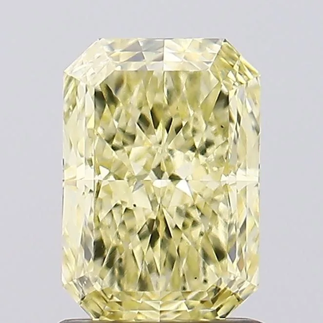 1.24ct RADIANT Fancy Intense Yellow VS1 Coloured Lab diamond