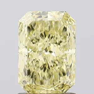 1.24ct RADIANT Fancy Intense Yellow VS1 Coloured Lab diamond