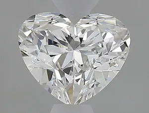 0.71ct HEART F VVS2 Natural diamond