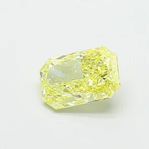 1ct RADIANT Fancy Intense Yellow VS2 Coloured Lab diamond