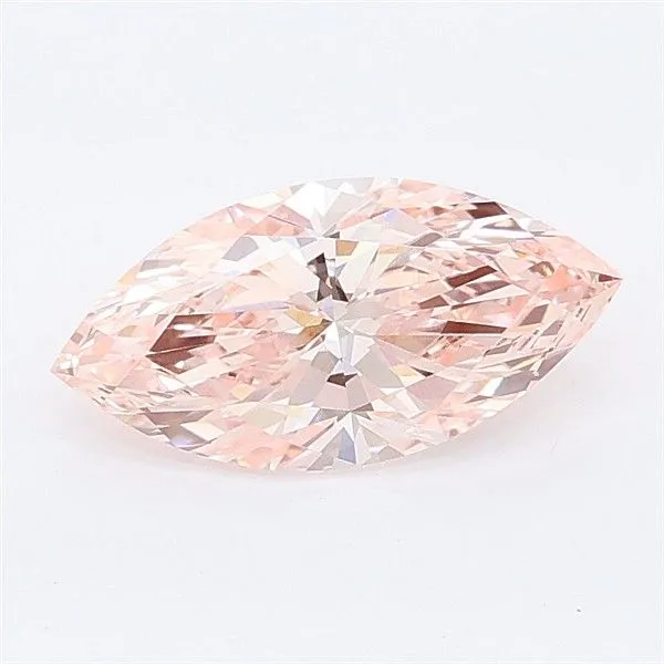 1.06ct MARQUISE Fancy Vivid Pink VVS2 Coloured Lab diamond