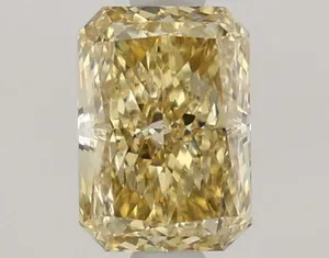 1.07ct RADIANT Fancy Intense Yellow VVS2 Coloured Lab diamond