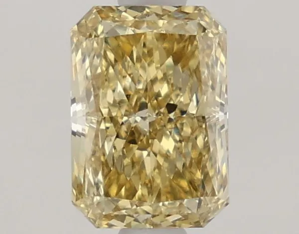 1.07ct RADIANT Fancy Intense Yellow VVS2 Coloured Lab diamond