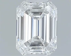 0.5ct EMERALD D VVS2 Natural diamond