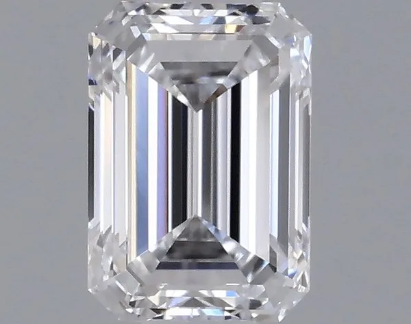 0.43ct EMERALD D VVS1 Natural diamond