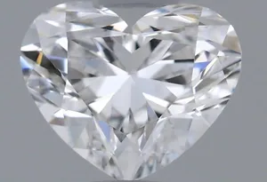 0.53ct HEART D VVS2 Natural diamond