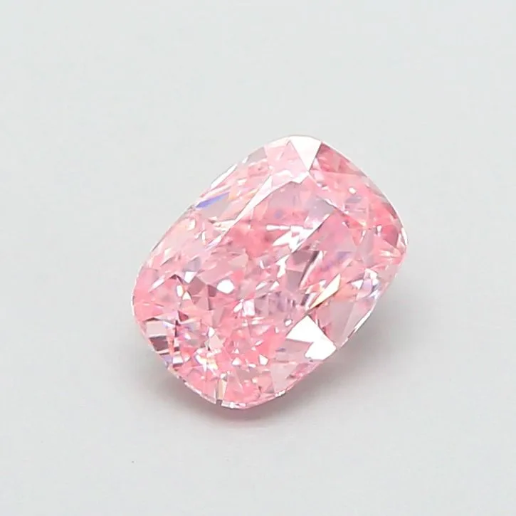 0.96ct HEART Fancy Vivid Pink VS1 Coloured Lab diamond