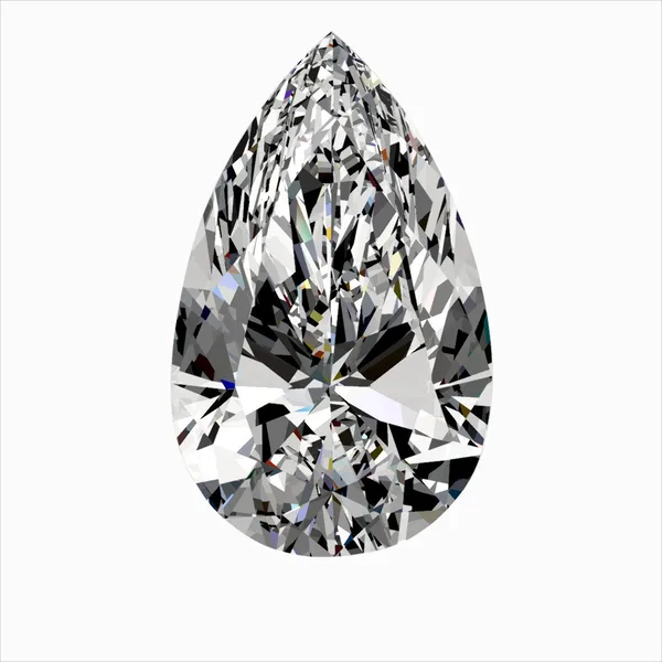0.3ct PEAR F VVS1 Natural diamond