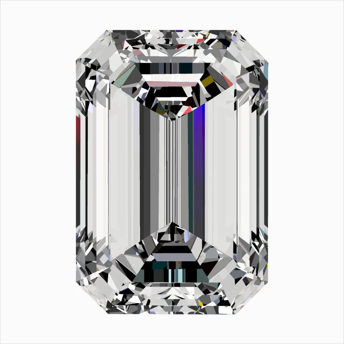 0.60ct EMERALD H VS1 Natural diamond