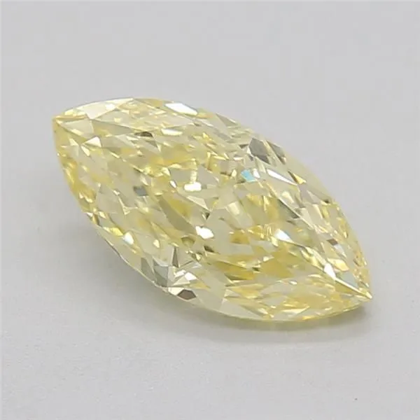 1.04ct MARQUISE Fancy Yellow VVS2 Coloured Lab diamond