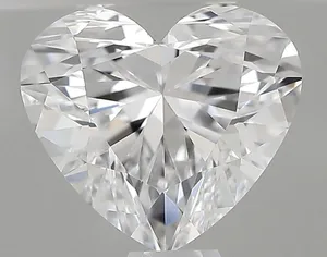0.73ct HEART D VVS2 Natural diamond