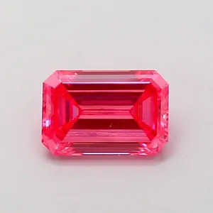 1.22ct EMERALD Fancy Vivid Pink VS1 Coloured Lab diamond