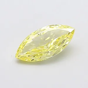 1.5ct MARQUISE Fancy Intense Yellow VS1 Coloured Lab diamond